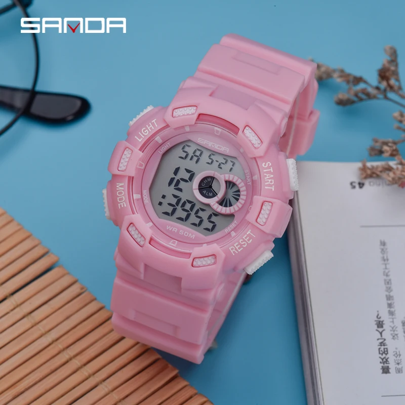 

Colorful Luminous Kids Watches Girls 50m Waterproof Alarm Clock Calendar Display Children Watch Wake up Time Kids Watch for Boys