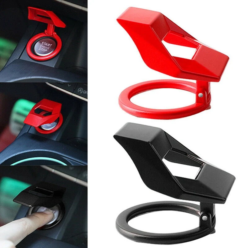 

1PCS Car Ignition Switch Decorative Ring One-click Start Stop Decoration Sticker Start Stop Engine Push Button Protective Cover