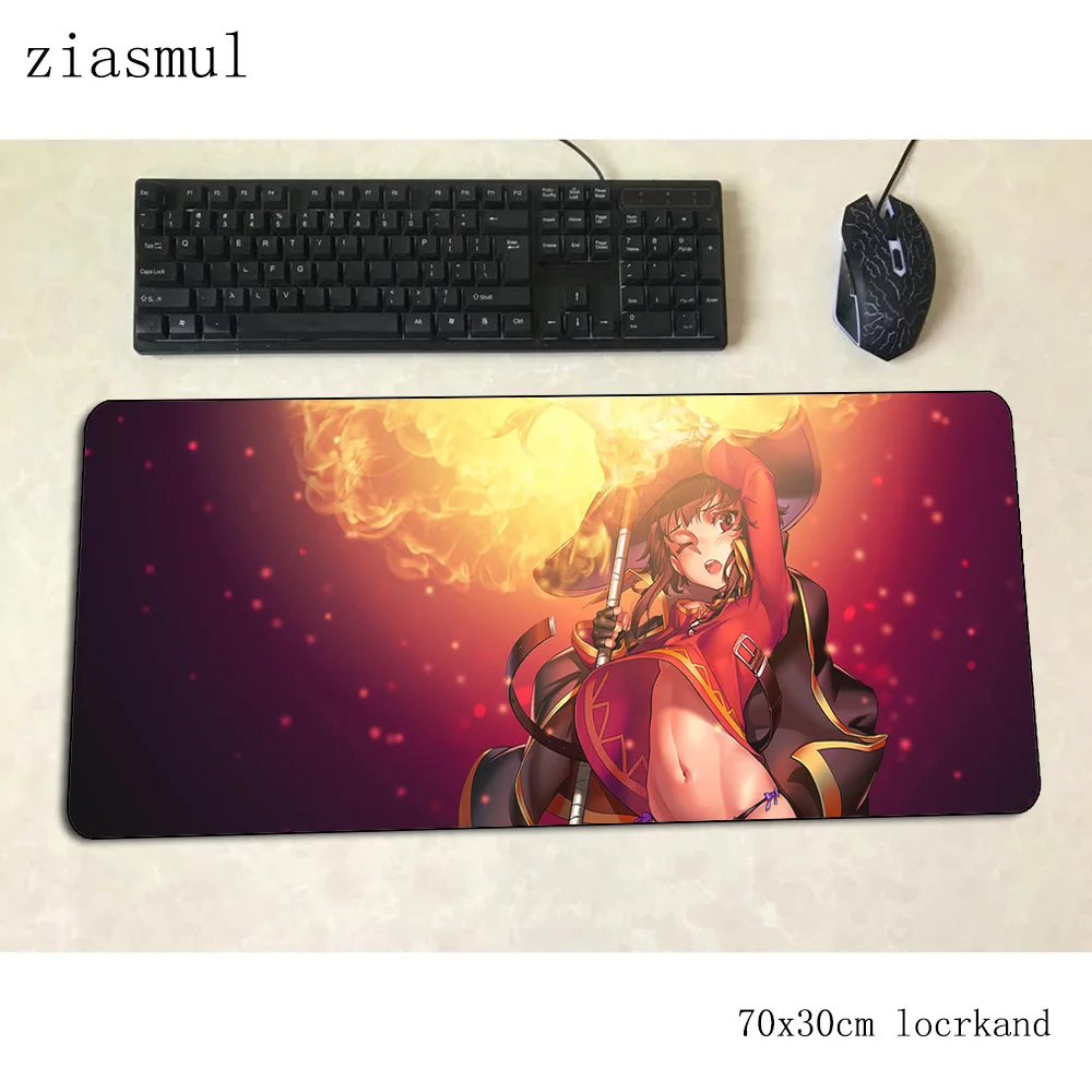  megumin mouse pad anime Computer mat 700x300x3mm gaming mousepad large thickness padmouse keyboard 