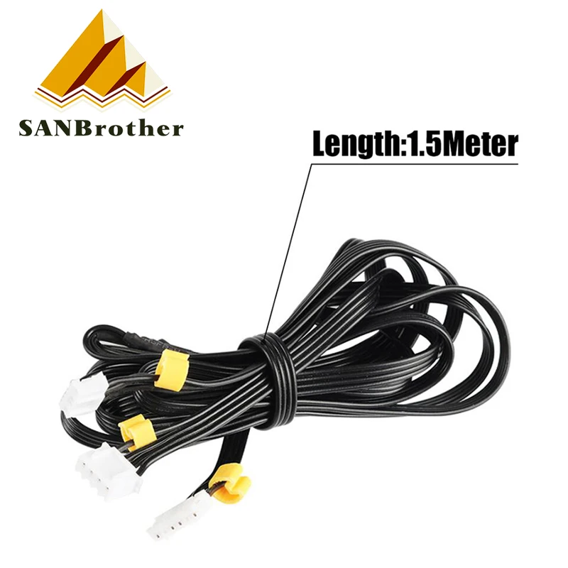 

3D printer accessories for CR-10 CR-10S/Ender-3 stepper motor line Double Z-axis motor cable 1.5m