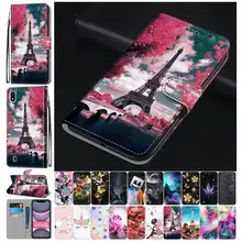 Милый кожаный чехол для телефона сумка для крышка samsung Galaxy A10 A10S A20S A20E A20 A2 Core A30 A40 A50 A60 A70 A80 A90 Розовый Кошелек Чехол D08F