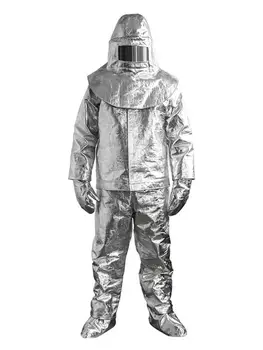 

Heat Resistant Clothing Fireproof Suit for Firefighters Aluminized Suit Fireproof Clothes firefighter uniform