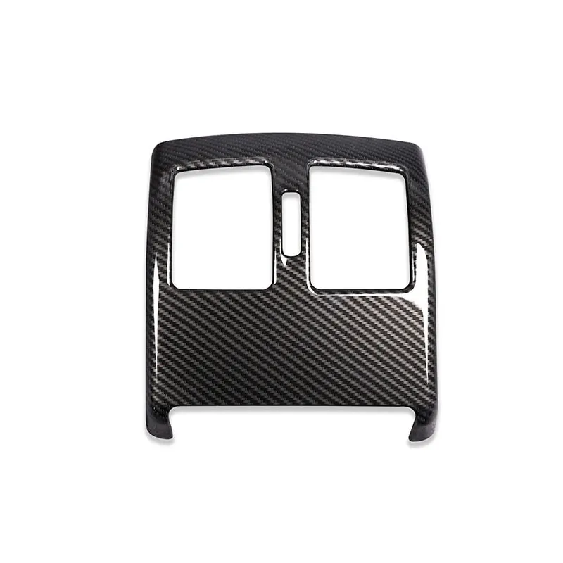 Carbon Texture Для Mercedes Benz C Class W204 2008 2009 2010 2011 2012 2013 автомобиль задний кондиционер вентиляционное отверстие Текстура углерода декор - Название цвета: Carbon Texture