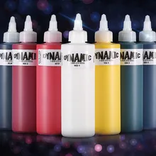 Продвинутые чернила тату бренд Dynamic, краска для татуировок 250 мл/бутылка(7 цветов) чернила татуировки пигмент