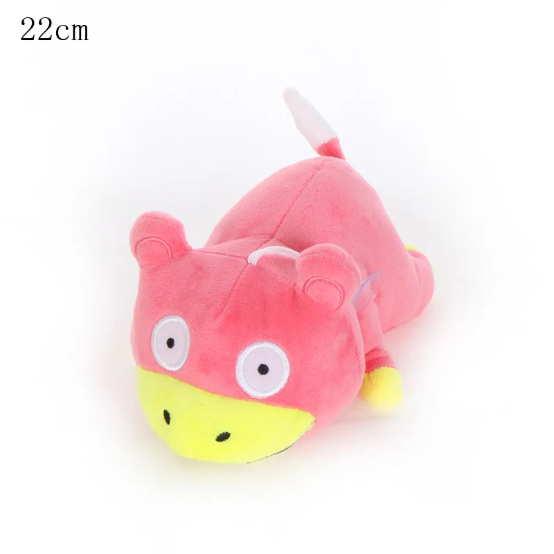 Slowpoke 22cm 18-23 см Плюшевые Пикачу Mr. Mime aerodactil Golduck Growlithe Raichu Мягкие Мультяшные игрушки Красивые куклы игрушки подарок на Рождество, Хэллоуин для детей - Цвет: Slowpoke 22cm