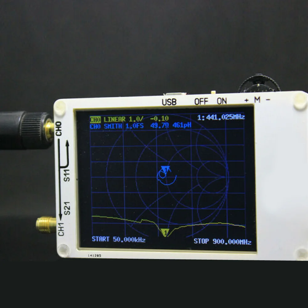

2019 New High QualityNanoVNA VNA HF VHF UHF UV Vector Network Analyzer Antenna+ PC Software New