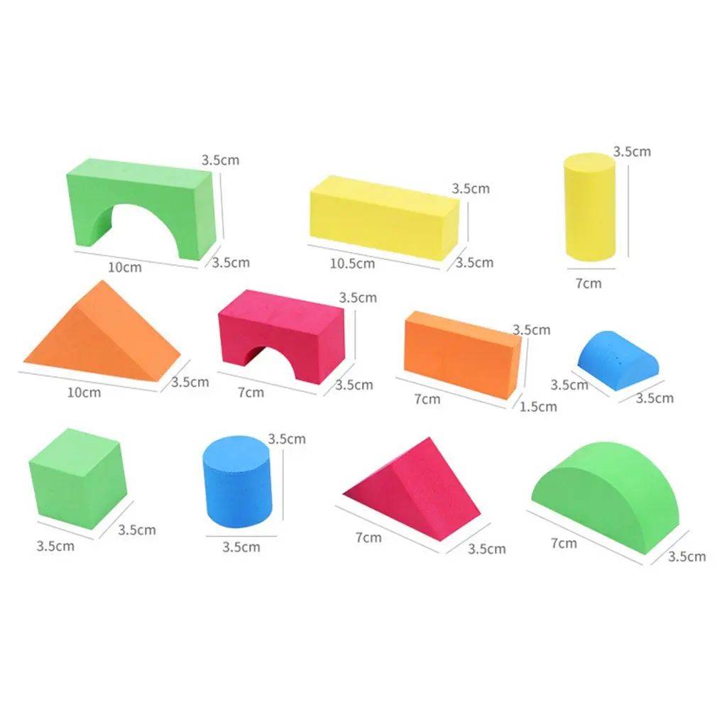 Baby Teethers EVA Chewable Pencil Toppers Chewy Tubes Fidgets BPA Free Building Blocks Baby Teething Toys