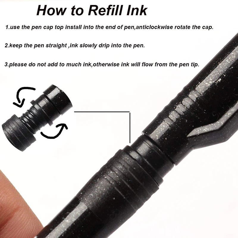 Набор ручек для каллиграфии 4 размера наконечники кисть надпись набор гибких