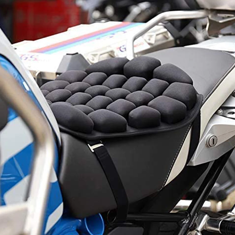 Air Pad Motorcycle Cool Seat Cover Sunscreen Mat Electric Car Inflatable Decompression Cushion |