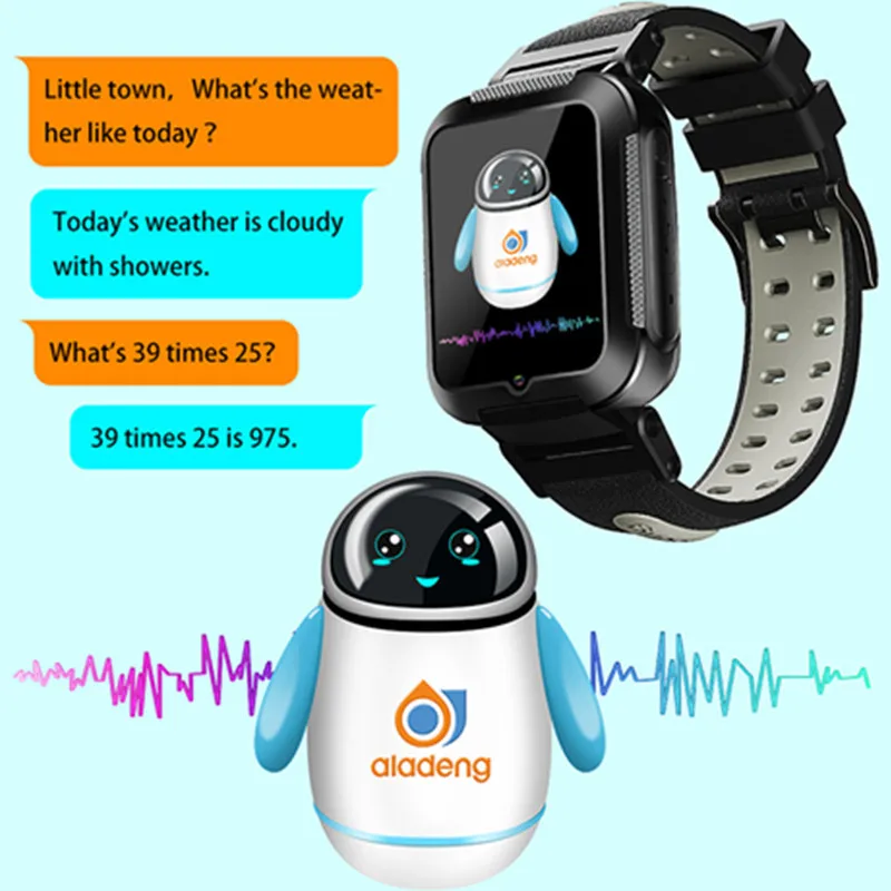 E7 Kids Smart 4G GPS WIFI Tracking Video Call SOS Voice Chat Children Watch Care For Baby Boy Girl 