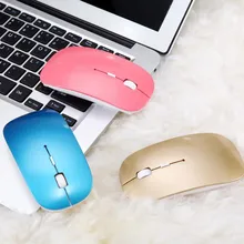 2400 dpi 4 кнопки оптическая USB Беспроводная игровая мышь Мыши для ПК ноутбука Профессиональная Беспроводная игровая мышь для ПК компьютера