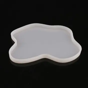 

Irregular Coaster Cup Mat Silicone Mold For Resin Manual Mirror UV Resin Table