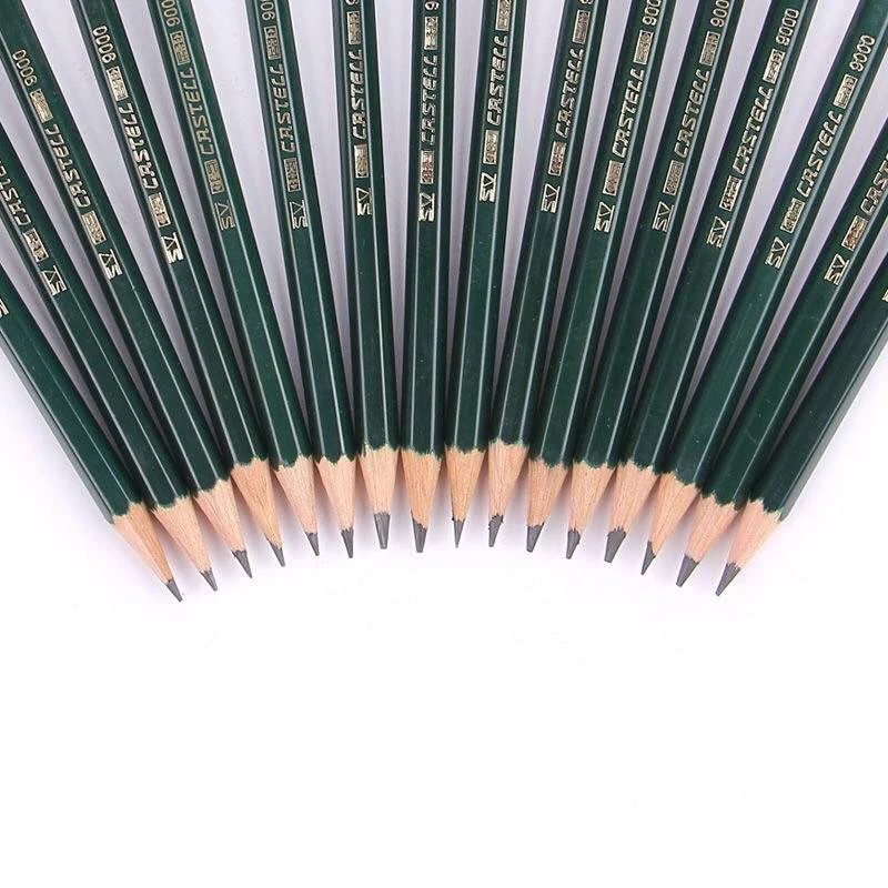 鉛筆6/16本セット学校の専門鉛筆セット描画とスケッチ用のグラファイト