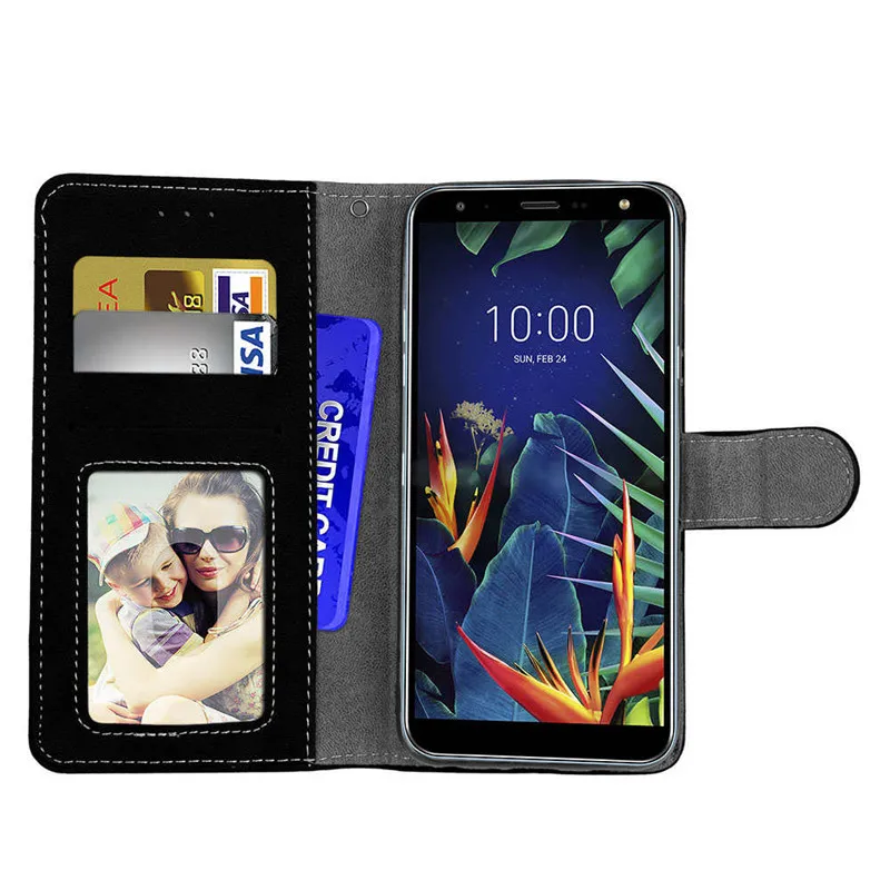 Для LG K40 чехол 5,7 бумажник чехол для телефона из искусственной кожи для LG K40 K 40 LGK40 LM-X420EM LM-X420EMW лм X420EM X420EMW Чехол-книжка