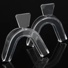 10 шт./лот, прозрачные силиконовые отбеливающие лотки для зубов, зубная шина, отбеливающий для зуб, отбеливающий рот, лотки, защита, уход за полостью рта, гигиена полости рта