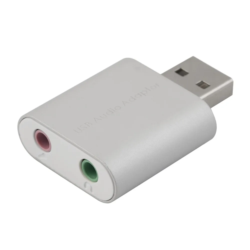 External USB 2.0 7.1 CH Virtual Audio Sound Card Adapter Converter Notebook