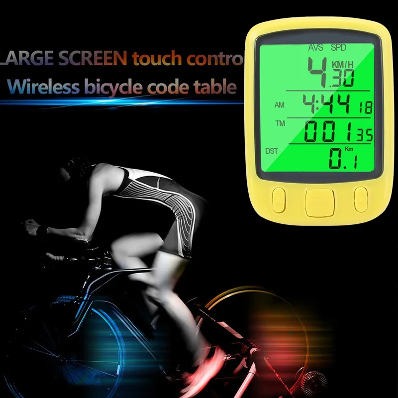 

Wireless 2 Colour 2032 Bike Clock Cycling Road Bicycle Accessories Bicycle Stopwatch Riding Bicycle Speedometer Waterproof