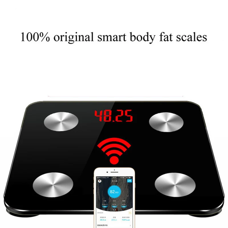 Весы напольные умные с Bluetooth и технологией передачи данных 19 дюймов|mi scale|smart scalefloor