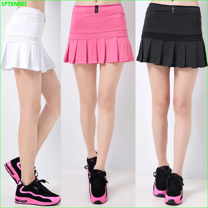 

Sports Tennis Skirts Pleated A-line Skirt with Shorts Breathable Quick Dry