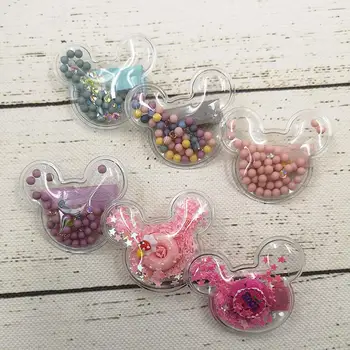 

lovely cartoon Mouse Ears Hairpin Children Hair Clips Bow Accessories For Baby Girls Kids Barrette headdress Headwear pearls