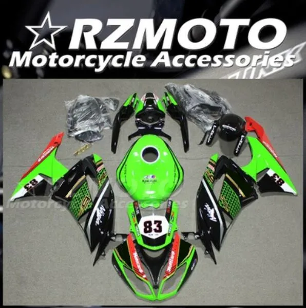 Новый комплект обтекателей из АБС-пластика подходит для Kawasaki ZX6R ZX-6R Ninja 636 2009 2010 2011