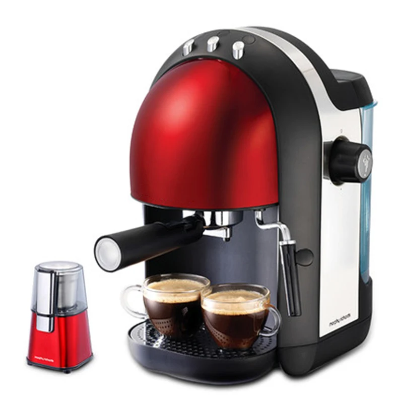 

MR4667 Italian Semi-automatic Steam Home Small Instant Coffee Powder Coffee Machine Can be Used to Make Milk Foam