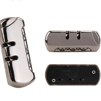 3 Digit Combination Padlock Accessories for Bags Lock Luggage Suitcase Travel Bag Code Lock Black Combination Trunk Fixed Lock