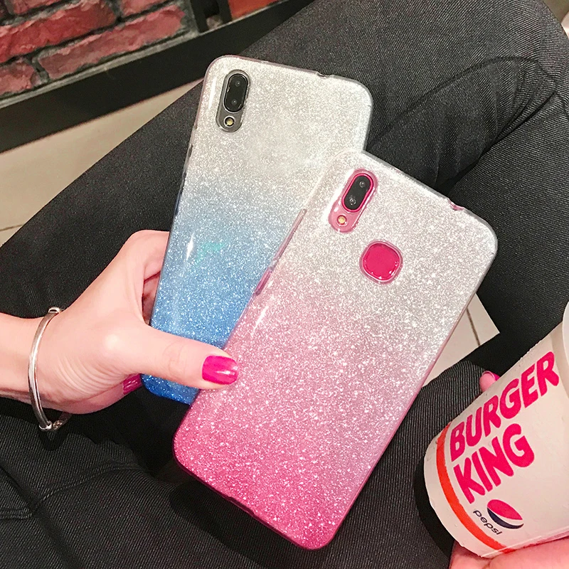 

Gradient Glitter TPU Case for Samsung Galaxy S7 S8 S9 S10 Plus 5G A10 A20 A30 A40 A50 A70 J4 J6 J8 2018 Shiny Gling Soft Cover