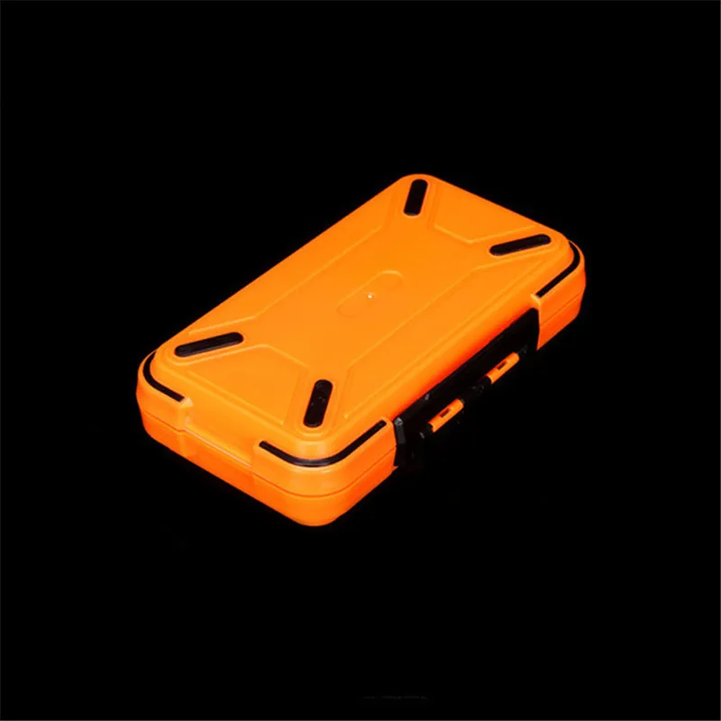 Orange-M Экологически чистый рыболовный Поппер блесна кренкбейт приманка коробка для карпа рыболовные аксессуары гольян лягушка приманки Крючки Чехол для хранения - Цвет: Orange-M