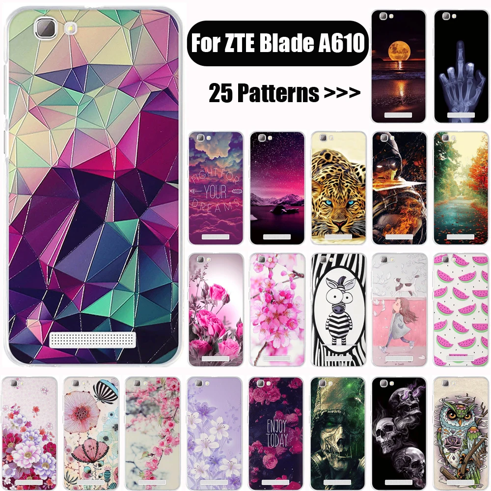 

Case For ZTE Blade A610 Case Silicone Soft TPU Funda Back Cover For ZTE Blade A610 BA610 a610 A 610 A612 612 A610C BA610T Case