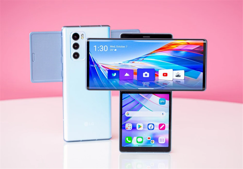 LG Wing 5G LM-F100N Dual Screen 128GB+8GB Factory Unlocked