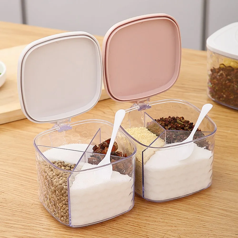 

Seasoning Box Kitchen Storage Seasoning Seasoning Seasoning Jar Salt Shaker Combination Barbecue Household Salt Jar