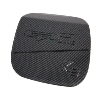 

For Kia K3 Cerato Vivro 2019 2020 Carbon Fiber Style Fuel Tank Cap Cover Trim Oil Fuel Cap Protective Car-styling