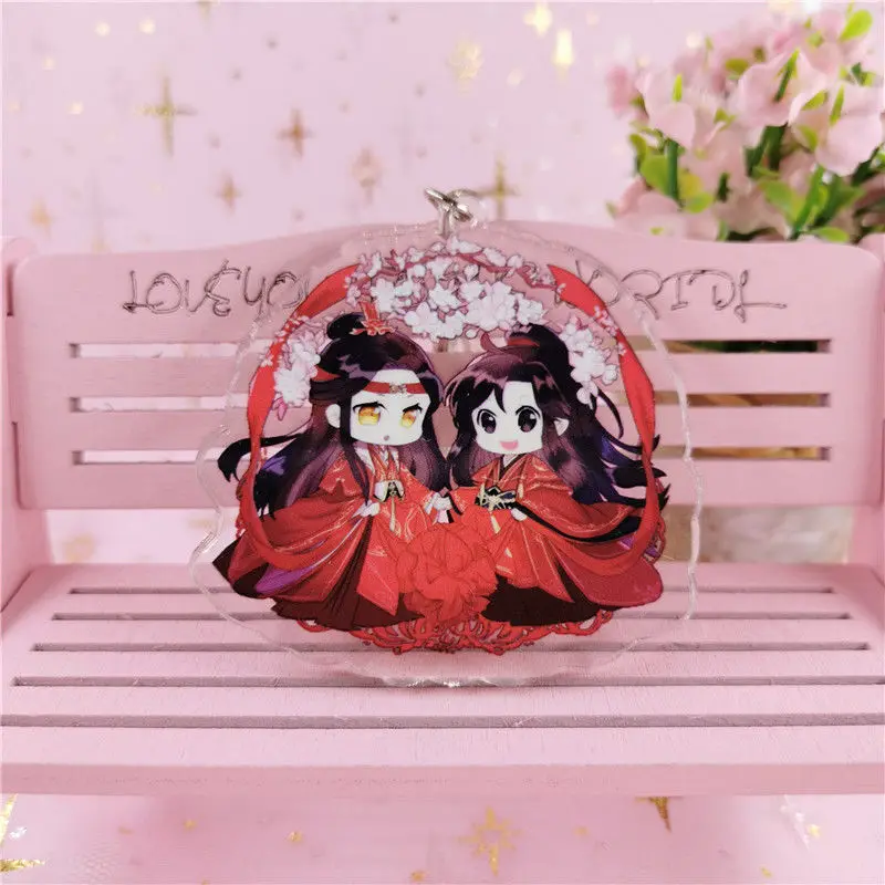 Аниме Mo Dao Zu Shi Косплей Untamed Wei Wuxian Lan Wangji косплей брелок акриловые цепочки для