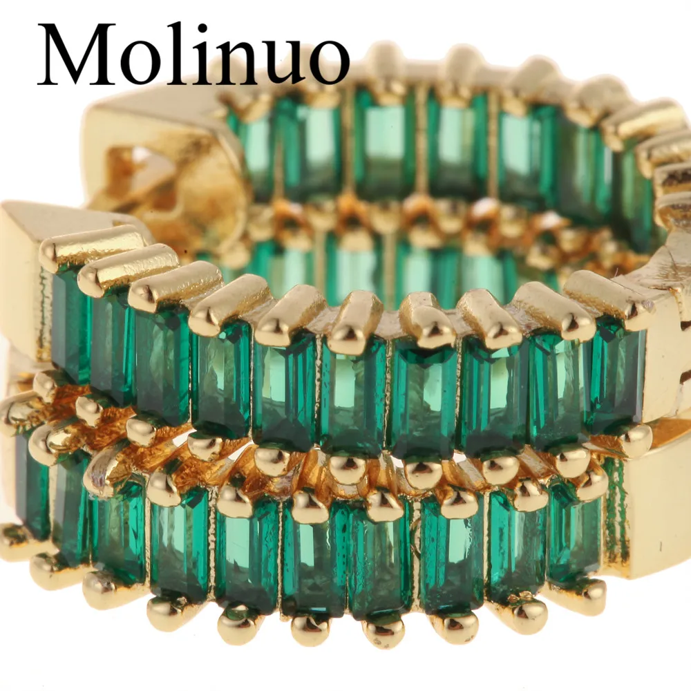 Molinuo, новинка, модные разноцветные маленькие серьги, очаровательные, для женщин, Международный, популярные, изысканные ювелирные изделия, подарок, вечерние, свадебные, Обручальные