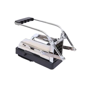 

Best Value Durable Stainless Steel Non-slip Potato Slicer French Fries Cutting Home Use Potato Slicer Cucumber Kitchen Gadgets