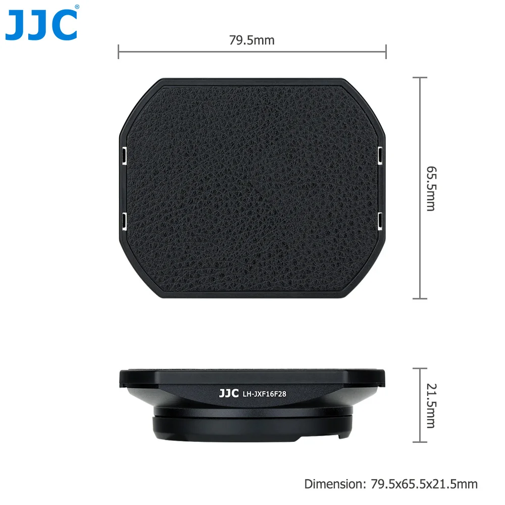 JJC LH-JXF16F28 черная байонетная бленда объектива с крышкой капота для FUJIFILM XF 16 мм f/2,8 R WR объектив протектор может поставить на ф49мм фильтр