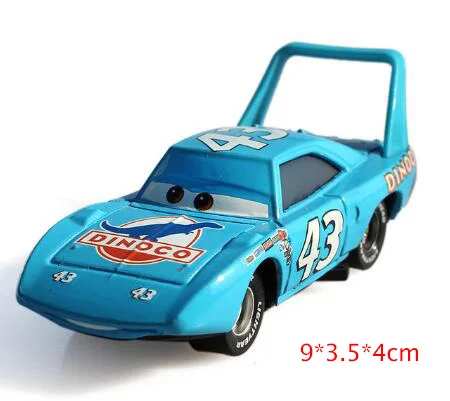 Disney Pixar Cars 2 3 Lightning McQueen Jackson Storm 1:55 литой автомобиль гоночная металлическая машина игрушки для мальчиков Детский Рождественский подарок - Цвет: The King