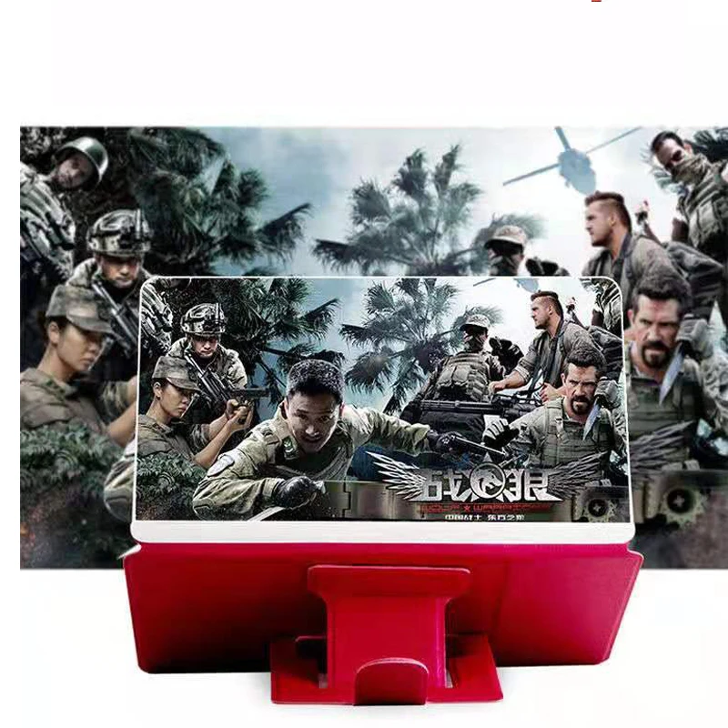 Fiuzd Универсальный мобильный телефон 3D экран HD видео усилитель увеличительное стекло Подставка Кронштейн держатель топ продаж лучшие продажи