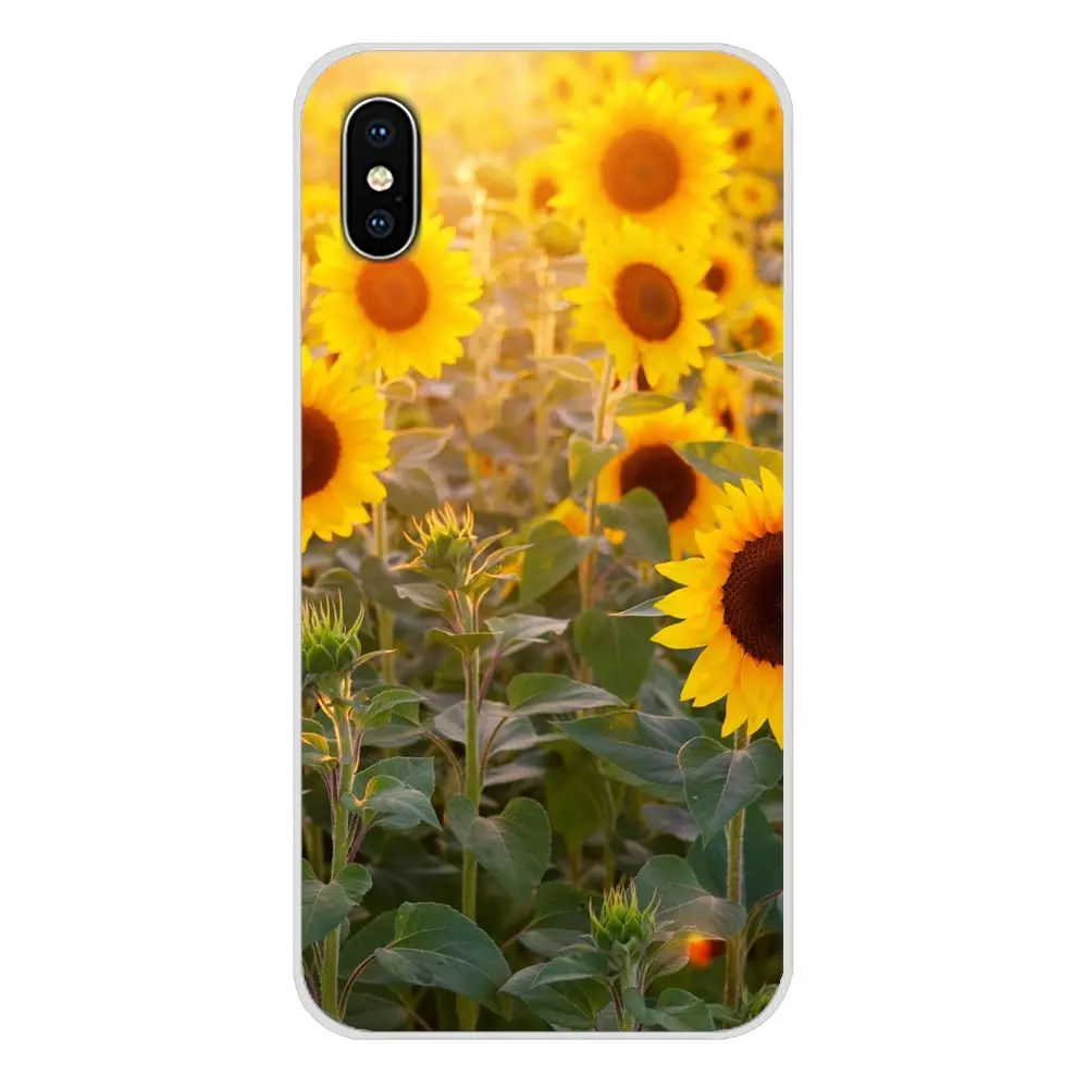 Прозрачный мягкий чехол для Xiaomi Redmi 4A S2 Note 3 3S 4 4X 5 Plus 6 7 6A Pro Pocophone F1 с цветочным