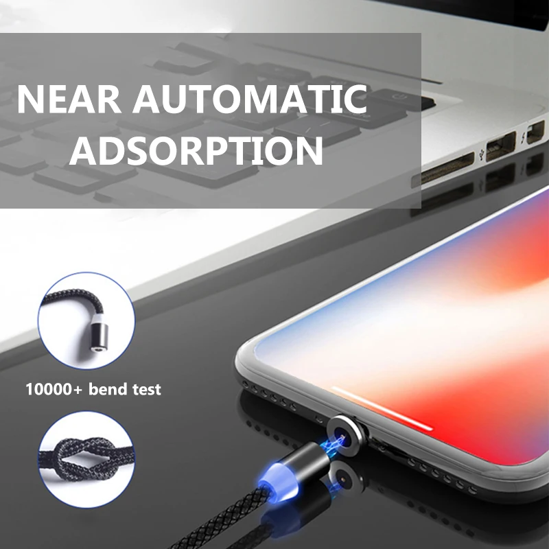 Тегеран Магнитная Зарядка Micro USB кабель зарядное устройство для huawei samsung Быстрая зарядка Магнит USB зарядное устройство type C кабель для iphone