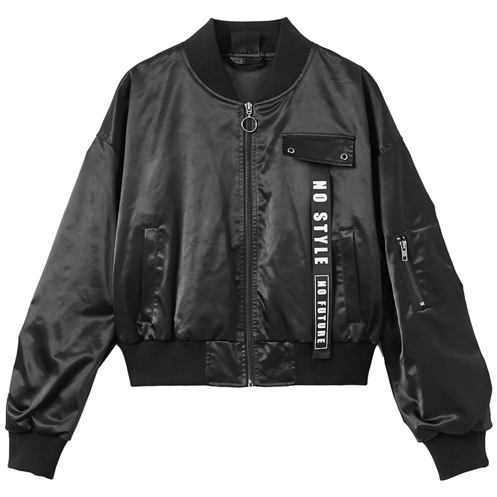 discounted Metersbonwe Fashion Windbreaker Women Coats Long Sleeve Jackets Bomber Short paragraph Jacket Femal