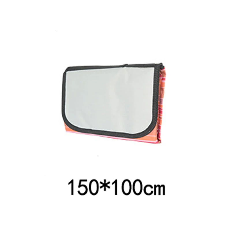 Red Orange 150x100 Походный коврик пляжное одеяло Открытый портативный коврик для пикника Кемпинг наземный водонепроницаемый коврик матрас складной коврик для пикника одеяло - Цвет: Red Orange 150x100