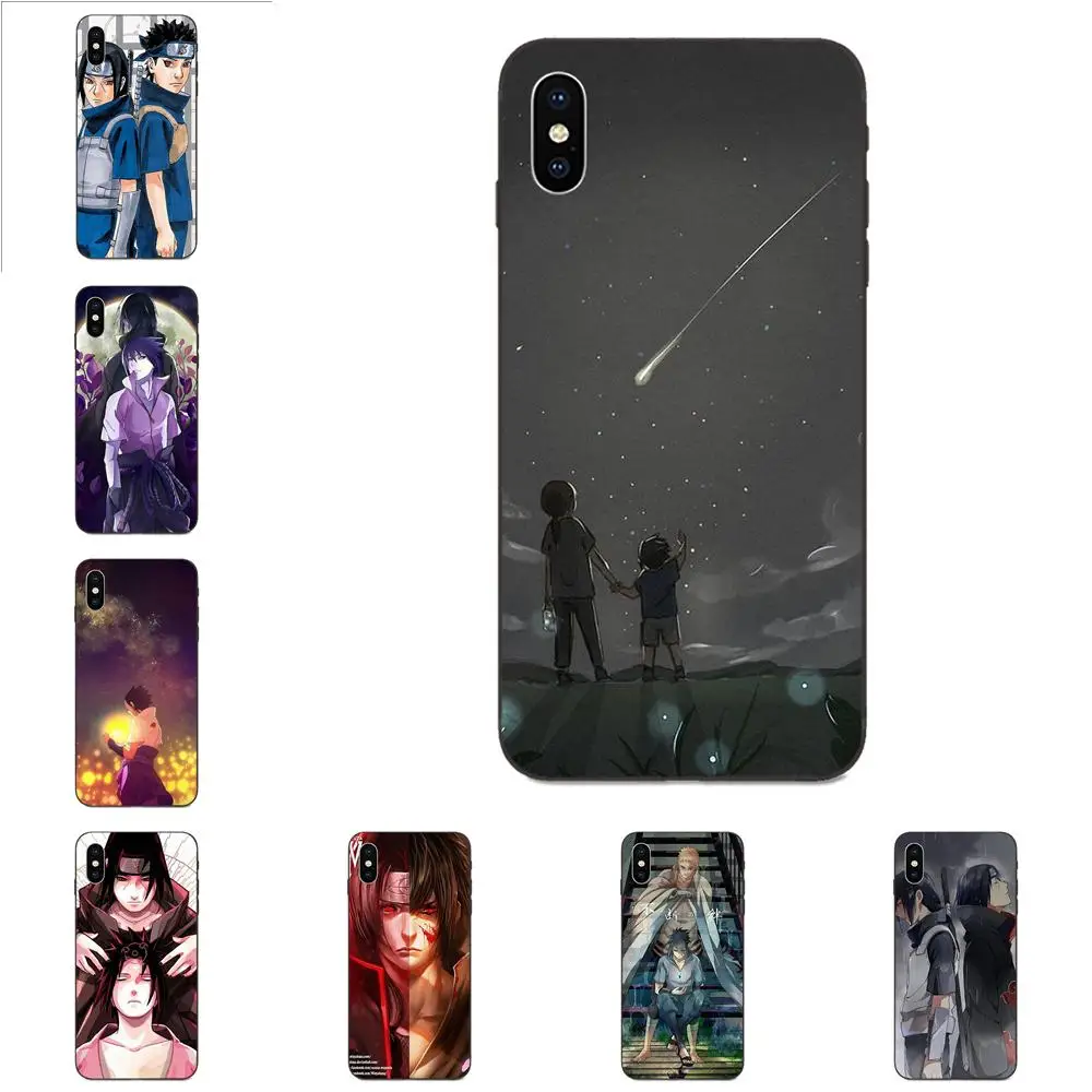 Itachi и Sasuke Мягкий ТПУ чехол Аксессуары для samsung Galaxy I9080 Note 4 8 9 S3 S4 S5 S6 S7 S8 S9 S10 Edge Plus Lite