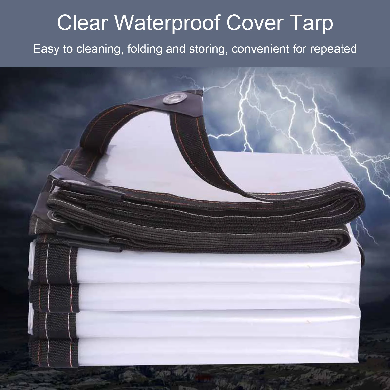 

200x200cm Garden Plant Covers Film Covering Sheet Hydroponic Indoor Greenhouse Flowers Planting Tarp with Elastic Ties Dustproof