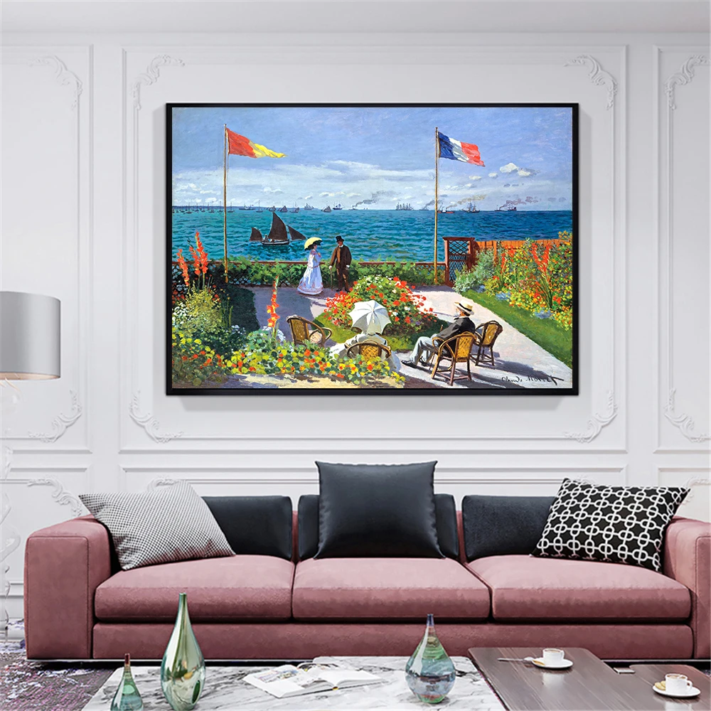 Пейзаж морские пейзажи холст картина для сада абстрактный домашний декор