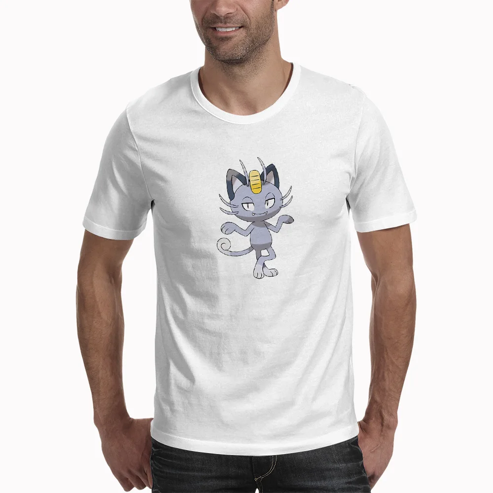 XWT0562 Футболка Пикачу футболка Pokemon повседневные короткие мужские футболки с круглым вырезом Забавные футболки белые мужские топы футболки Одежда - Цвет: XWT0562