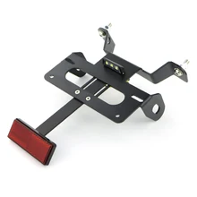 Для Honda CB650R CBR650R держатель номерного знака Кронштейн задний хвост Tidy Fender Eliminator Kit алюминиевый черный 1 комплект