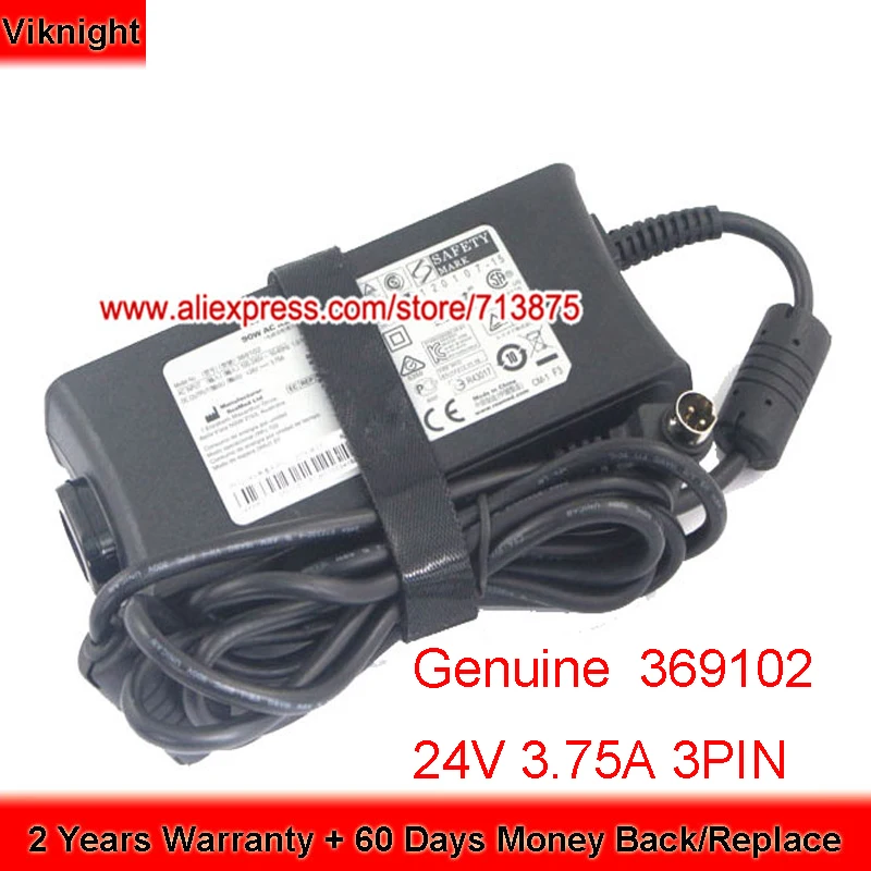 Подлинный адаптер переменного тока 24 В 3 75 а для ResMed 369102 90 Вт CPAP и VPAP машины S9 IP21