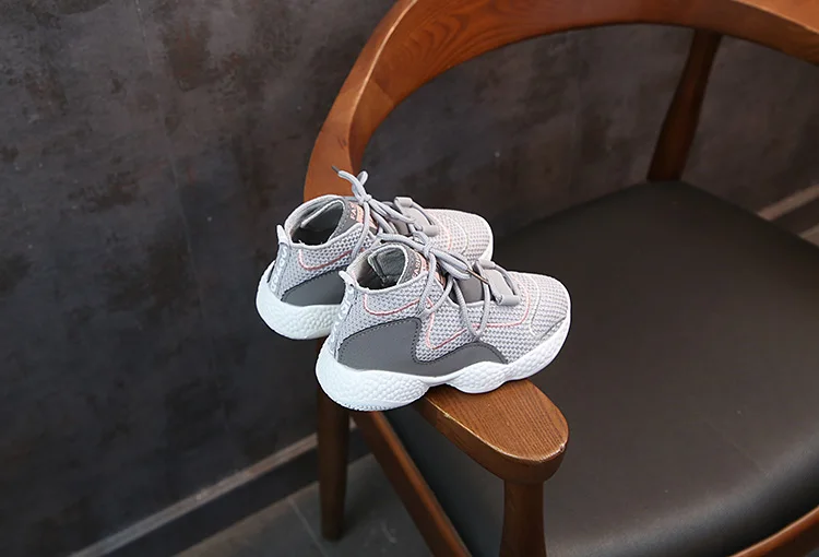 Стиль INS Super Fire Shoe детская обувь кроссовки для девочек Детская Сеть Красная обувь модная спортивная обувь для мальчиков